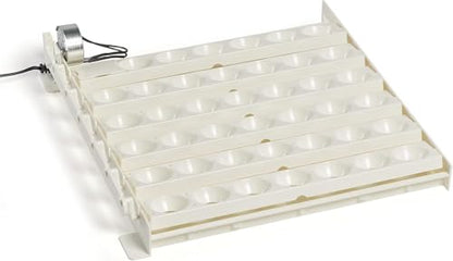 Farm Innovators 3200 Automatic 41 Spot Egg Turner for The Bottom of Incubators to Eliminate Manual Handling and Improve Hatching Rate, White (4 Pack) - size: 4 Pack