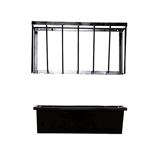 Amish Made in Lancaster PA, Feed Trough and Hay Rack | Wall Mount Feeder for Horses, Goats and Sheep