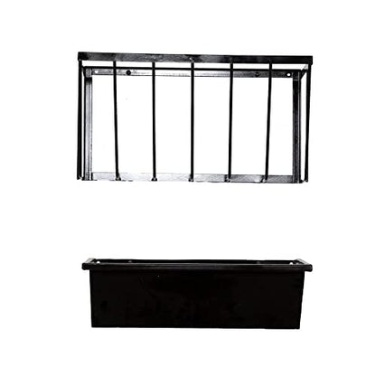 Amish Made in Lancaster PA, Feed Trough and Hay Rack | Wall Mount Feeder for Horses, Goats and Sheep