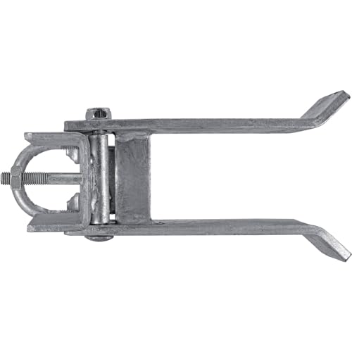 Commercial Single GATE Strong Arm Latch for 2-1/2" Fence Post - and 1-5/8" Thru 2" Chain Link or Round Pipe Gate Frames (Each) - size: 2-1/2" Single Gate
