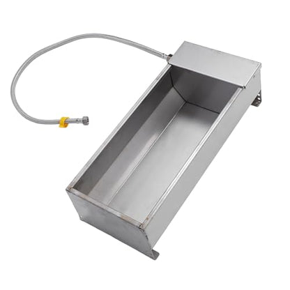 ZJchao Large Capacity Automatic Livestock Trough, Animal Drinking for Geese, Cows & Poultry, 19.69 x 8.27 in, Compatible with Farm Breeding Places