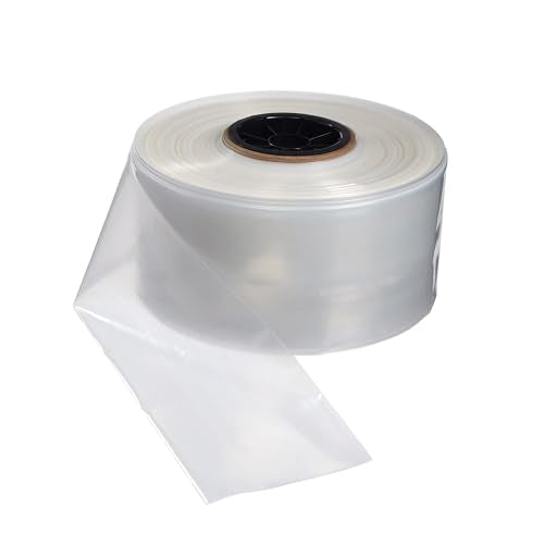 Hudson Exchange (3" W x 500' L, 6 Mil) Food Grade LDPE Poly Tubing, Natural