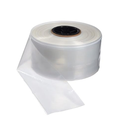 Hudson Exchange (3" W x 500' L, 6 Mil) Food Grade LDPE Poly Tubing, Natural