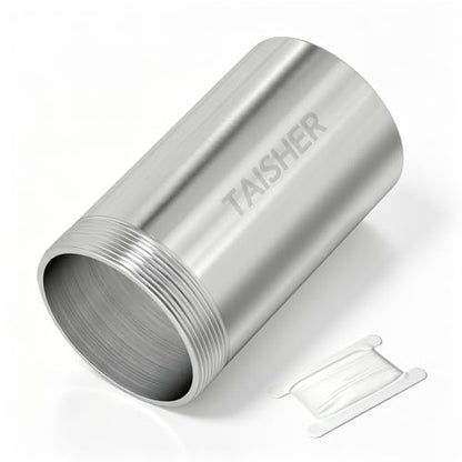 TAISHER 1PCS Stainless Steel Pipe Fittings, 1-1/2" NPT Male x 1-1/2" NPT Female Threaded, 4" Length Nipple Cast Pipe - size: 1-1/2" (M x F)NPT 1Pcs