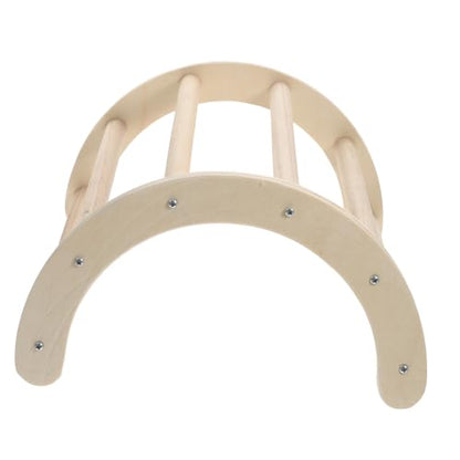 Garneck Natural Wood Chicken Perch Stand for Coop and Brooder Adjustable Chicken Toy Mirror and Stress Relief Features and Birds