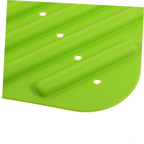 Kisangel Silicone Chicken Nesting Pads for Laying Eggs Reusable Nonskid Nest Box Liners Breathable Egg Protection Mats for Chicken 2-Pack - color: Green