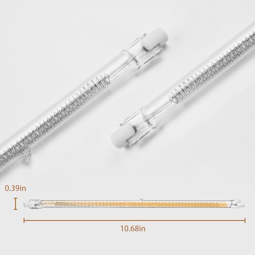 600W Chicken Coop Heater Bulb, Replacement Bulb Accessories for Chicken Heat Lamp, Brooder Heater Tubes for Chicks, Poultry, Pets, 1 Pack - color: Bulb 600W - 1 Pack