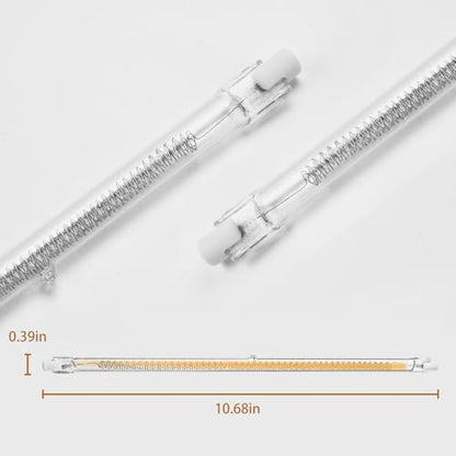 600W Chicken Coop Heater Bulb, Replacement Bulb Accessories for Chicken Heat Lamp, Brooder Heater Tubes for Chicks, Poultry, Pets, 4 Pack - color: Bulb 600W - 4 Pack