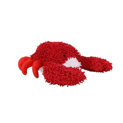 MIGHTY® 2 Pack Microfiber Medium Crab Dog Toys | Ultra Durable Plush Toy with Multiple Layers & Reinforced Seams , Washable and Floats , Mighty® Construction - color: 2PK Red Crab