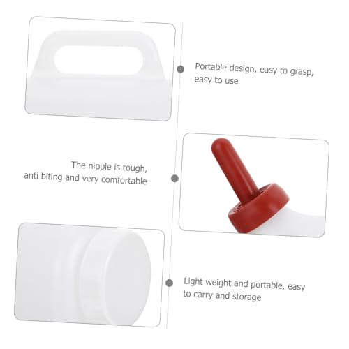 2sets Heavy Duty Livestock Milk Bottles Calf Nursing Feeder Bottles Sheep for Calves Lambs Pigs Lightweight Portable