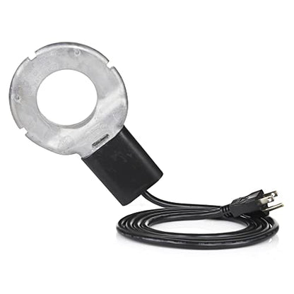 Farm Innovators Utility De-Icer for up to 25 Gallon Container - 250W Water Deicer- Ice Chaser Cast Aluminum Design for Plastic or Metal Water Container | Stock Tank Heater, Farm Innovators De-Icer, Ice Chaser, Submergible Thermostat, Livestock Water Heate