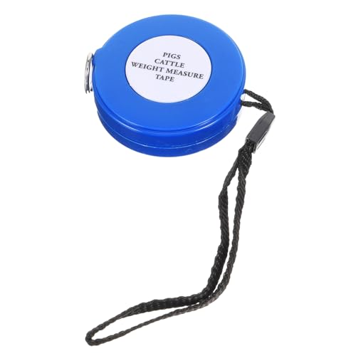 Animal Tape Measure 2.5m Blue Girth Tape for Cattle Pig Goat Horse Body Circumference Weight Measuring Tool for Livestock Farm Use Style