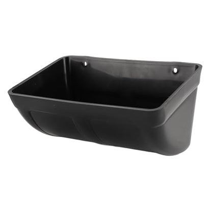 Semme Premium Plastic Hanging Chicken Feeder with Clips for Ducks Geese Sheep Large Capacity Poultry Trough for Efficient Feeding