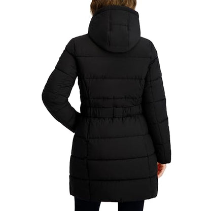 Nautica Women's Maxi Puffer - color: Black, size: X-Large