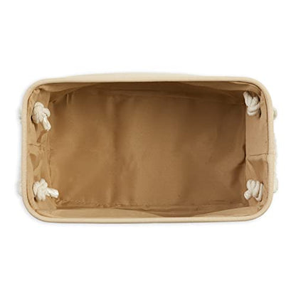 Bone Dry Pet Storage Collection Collapsible Bin, Small Rectangle, Taupe - color: Taupe, size: Small Rectangle