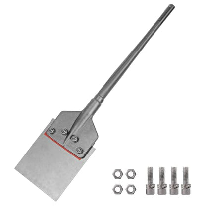 SDS-Max Shank 6 Inch Floor Scraper Chisel Bit - 6" Wide Blade Scraper 25" Long Alloy Steel Jack Hammer Drill Bit - Removal Tools for Tile Wallpaper Thinset Hardwood Adhesive Glue Linoleum - style: SDS-Max Shank
