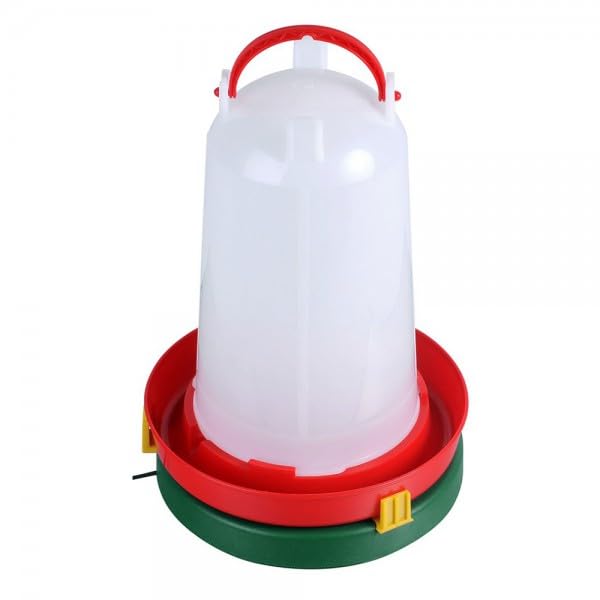 Hatching Time Water Heater and Deicer for Chicken, Duck & Turkey Drinkers - 8" Diameter - Electric Poultry Water Heater for Winter - Portable Design, Prevents Water Freeze for Outdoor Use