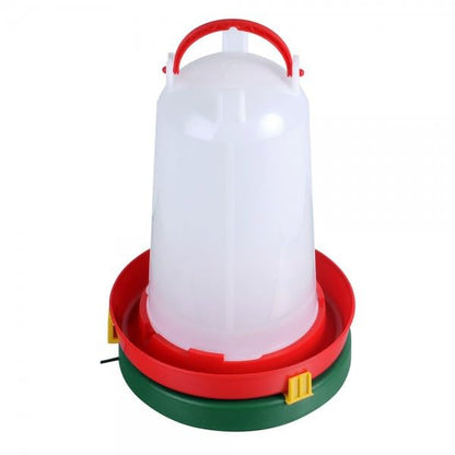 Hatching Time Water Heater and Deicer for Chicken, Duck & Turkey Drinkers - 8" Diameter - Electric Poultry Water Heater for Winter - Portable Design, Prevents Water Freeze for Outdoor Use