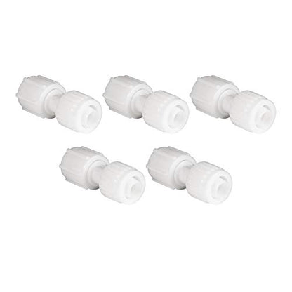 RecPro 1/2" Flair-It Faucet Adapter – PEX & Gray Tubing Connector | No Crimp Compression RV Plumbing Fitting | Leak Resistant (5 Fittings) - size: 5 Fittings