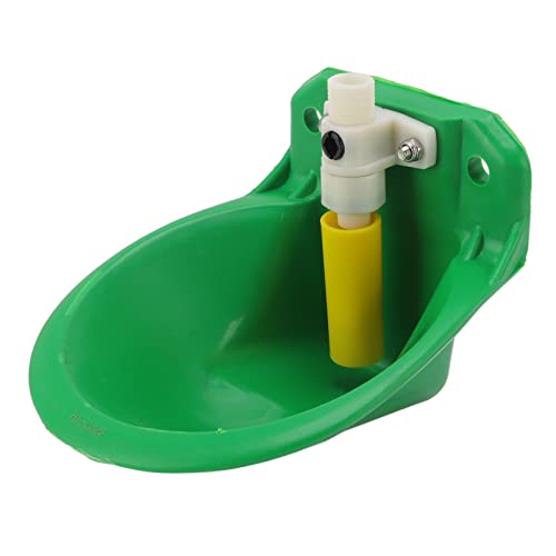 Automatic Sheep Waterer, Adjustable Water Volume 1L Water Storage Capacity Plastic Livestock Water Bowl Water Drinking Trough for Pig Cow Sheep