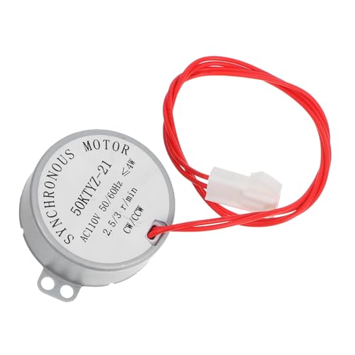 YARNOW Synchronous Egg Turner Motor for Incubators Small Electric Turntable Motor Replacement for Chicken Duck and Quail Eggs Practical Incubator Accessory