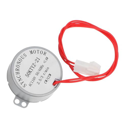 YARNOW Synchronous Egg Turner Motor for Incubators Small Electric Turntable Motor Replacement for Chicken Duck and Quail Eggs Practical Incubator Accessory