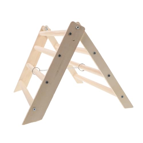 DECHOUS Wood Chicken Perch Stand Natural Wood Roosting Bar for Chicks Poultry Coop Accessories Climbing Ramp for Chick Enrichment