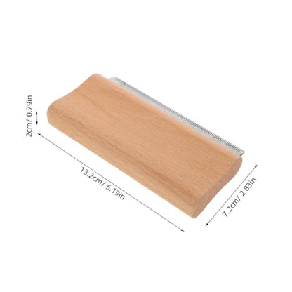 Ergonomic Horse Brush for Grooming Large Livestock Non-slip Handle Deshedding Tool and Cattle Moderate Curve Skin-friendly Cleaning Scraper with Massage Function