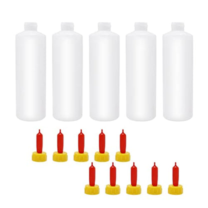 10 Sets 400ml Lamb Goat Feeding Bottles with Nipples, Value Pack Kid Livestock Milk Feeder Bottles for Baby Goats & Lambs (400ml x 10)