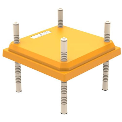 Heat Lamp for Chicks, Chick Brooder Heat Plate, Adjustable Height & Angle Chick Warmer, Energy-efficient Heating Plate for Chicks, Orange Yellow..