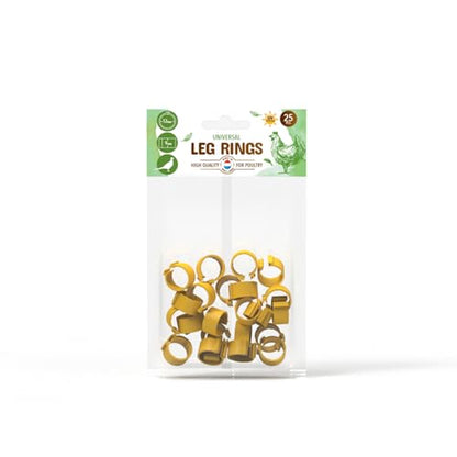 Hatching Time Poultry Leg Bands 12 mm Pink Pack of 25 with Zip Connection for Chickens Ducks Turkeys and Medium Large Birds - color: Pink, size: 12 mm