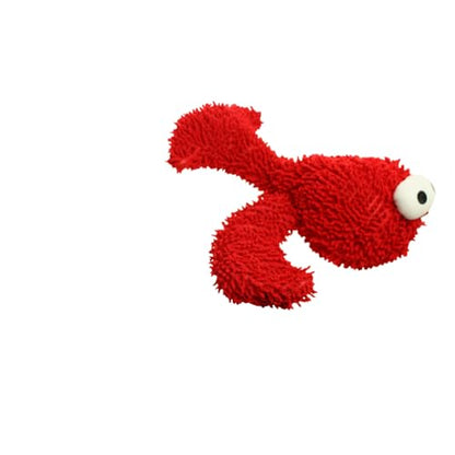 MIGHTY- Microfiber Ball Lobster – Made with Squeaker Balls and Minimal Stuffing. Strong & Tough. Interactive Play Dog Toy. Machine Washable & Floats. | Multiple Layers & Reinforced Seams , Washable and Floats , Mighty® Construction - color: Red Lobster