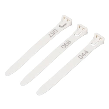 Keenso Chicken Leg Bands 1-100 Numbered Labels for Easy Breed Classification and Noise Reduction Pack of 100 (White) - color: White