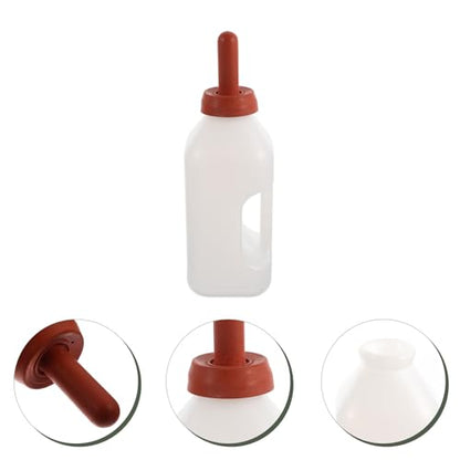 DOITOOL Calf Nursing Bottle with Handle 2L Thickened Livestock Milk Feeder for Cattle Sheep Young Animals Feeding Equipment