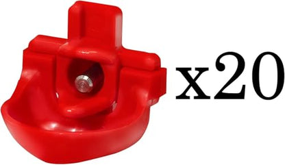 RentACoop DIY Waterer Kit - Horizontal Nipples with Dribble Dish and Installation Tool - Great for Chickens, Turkeys, Peafowl, and Other Poultry - 20 Pack - size: 20 Pack