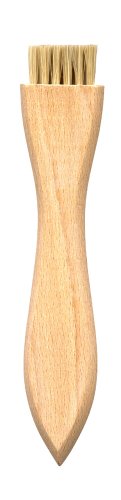 MG Chemicals - 857 Technical Cleaning Brush for Electronics, 5" Chiseled Style Wood Handle, Hog Hair Bristles, 3/4" Length x 5/16" Width(Pack of 5) - size: Pack of 5, style: Hog Hair, Chiseled