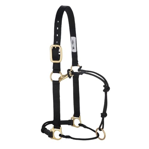 Weaver Leather Horseman's Halter Black