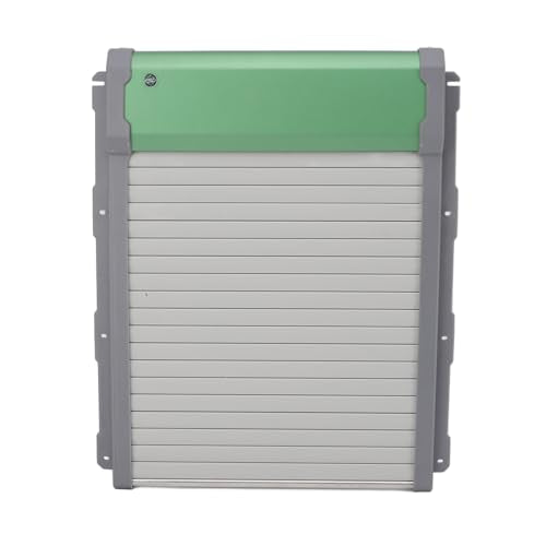 Pilipane Solar Powered Automatic Chicken Coop Door Opener IP67 Timer Light Sensor Remote Control Manual for Ducks Geese Chickens Poultry Aluminum PP Material 37x30cm