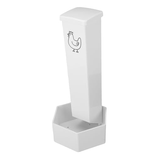 SUNGOOYUE Chicken Feeder, Large Capacity, Durable ABS Material, Hanging Feeder for 6 Chickens for Outdoor Use