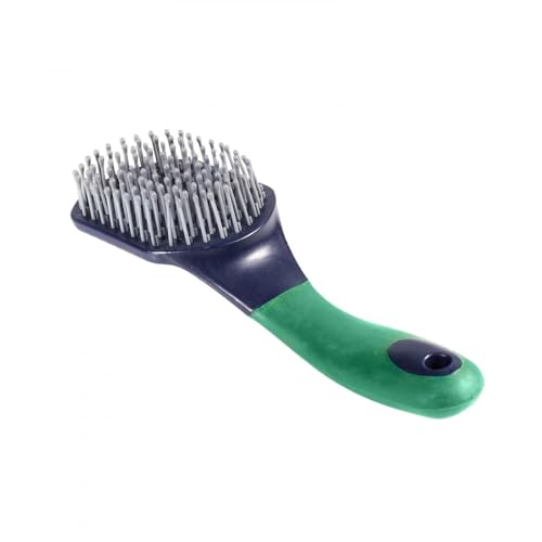 HORZE Soft Grip Brush for Mane and Tail - Dark Blue - One Size - color: Dark Blue