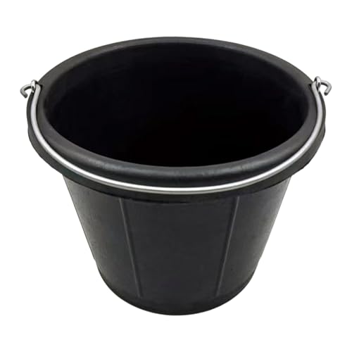 Rubber Feed Bucket Versatile Rubber Pail Garden Water Bucket for Animals