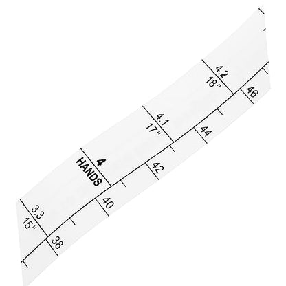 YARNOW 2.5m Horse Measuring Tape Flexible Soft Tape for Accurate Weight and Height Measurements of Livestock and Other Farm Animals