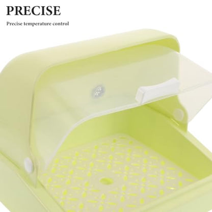 Chick Brooder Box with Tricolor Adjustable Heating System and Enhanced Air Circulation for Quail and Bird Eggs, Plastic and Thermal Insulation Cotton Material, Suitable for Home