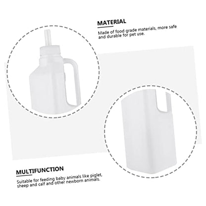 MERRYHAPY 850ml Silicone Lamb Feeding Bottle Replacement Nipples for Nursing Sheep Goats and Other Livestock Sturdy and Easy to Clean Feeding Supplies