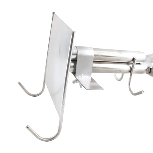 Gavigain Piglet Castration Rack Dual Hook Wall Mounted Stainless Steel Pig Castration Fixed Holder for Livestock Farm