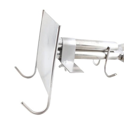 Gavigain Piglet Castration Rack Dual Hook Wall Mounted Stainless Steel Pig Castration Fixed Holder for Livestock Farm