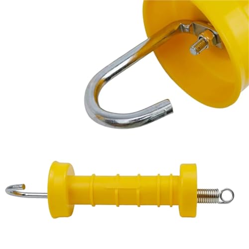 8Pcs Electric Fence Gate Handle Insulated Spring Handles Plastic Door Ranch Accessories