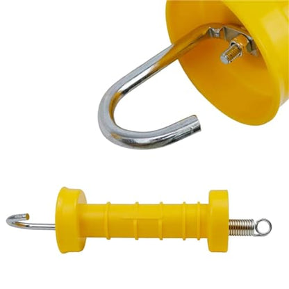 8Pcs Electric Fence Gate Handle Insulated Spring Handles Plastic Door Ranch Accessories