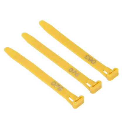 Semme Reusable Chicken Leg Bands Numbered 100 for Easy Poultry Identification Ideal for Ducks Chicks Pigeons Geese (Green) (Yellow) - color: Yellow