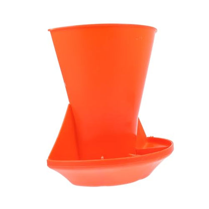 UPKOCH Automatic Pig Feeder Safe Plastic Farm Trough Easy Clean Unique Compartment Feeder